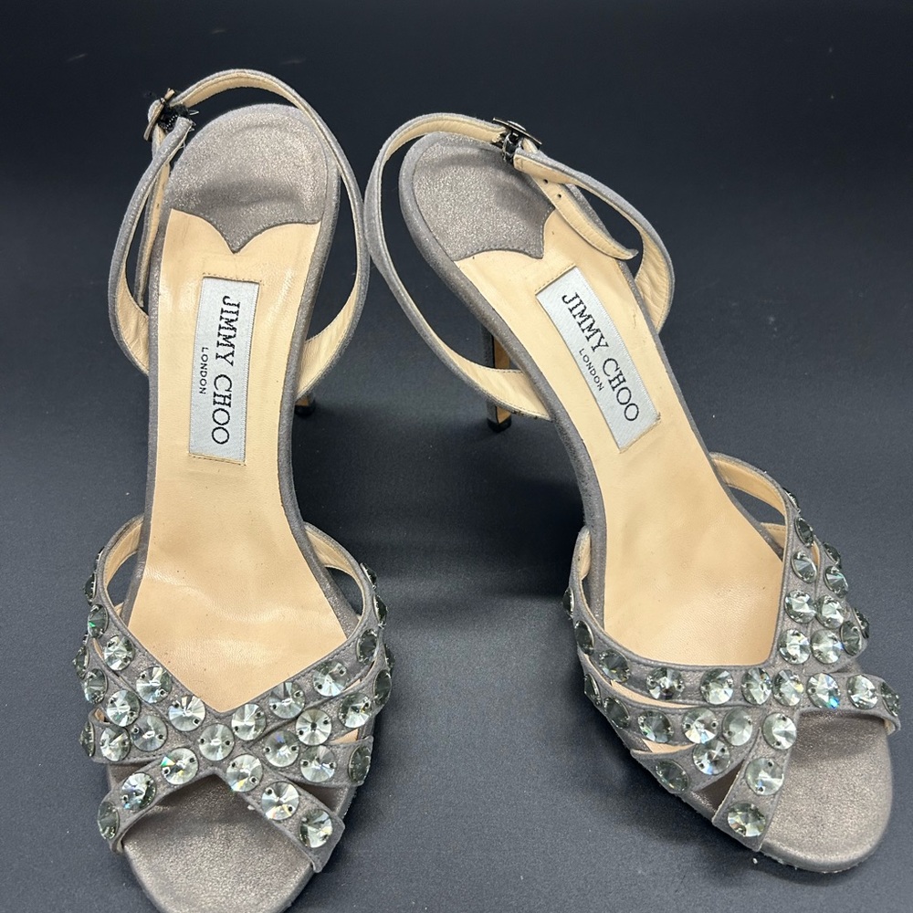 Jimmy Choo Silver Women's Heels